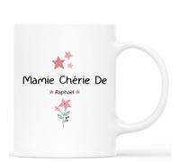 Mug Personnalisé Prénom - Tasse Mamie Chérie et Ses Enfants - Cadeau Personnalisé Mamie, Fete Des Grands Meres Tasse, Mug Personnalisé Mamie, Tasse Personnalisable Mamie