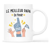 Mug Personnalisé Prénom - Tasse Meilleur Papa Du Monde C'est Mon Papa - Cadeau Fete des Peres Rigolo, Cadeau Papa Personnalisé, Tasse Fete Des Pere, Tasse Papa Original