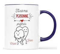 Mug Personnalisé Prénom - Tu Es Ma Personne Préférée Coeur Mignon - Cadeau Personnalisé Saint Valentin, Cadeau Romantique, Cadeau Couple Amoureux, Mug Personnalisé Saint Valentin