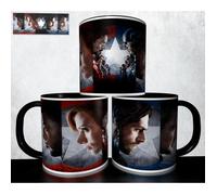 Mug collection design - Captain America Avengers 861 Blanc
