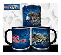 MUG personnalisé Tasse à café - GROUPE ROCK IRON MAIDEN Réf 1339 Blanc
