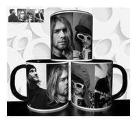 MUG personnalisé Tasse à café - GROUPE ROCK NIRVANA Réf 1312 Blanc G