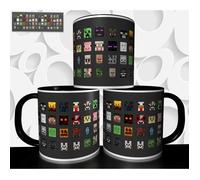 MUG personnalisé Tasse à café - JEU VIDEO MINECRAFT Réf 1217 Blanc