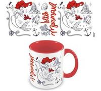 Pyramid International Tasse à café en céramique MGC27321 La Petite Sirène 325 ml rouge boîte cadeau