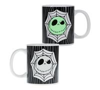 Mug phosphorescent Jack Skellington - Officiellement licencié, Tasse en céramique, Cadeau pour fans de Nightmare Before Christmas, 300ml