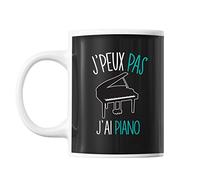 Mug Piano j'peux pas Noir