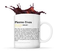 Mug Pierre-Yves Avis Soeur Recommandation Tasse Frère Cadeau Anniversaire Noël Bro