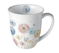 Mug pissenlits pastel en porcelaine fine 400 ml