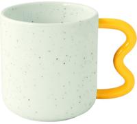 Mug Porcelaine Créative Colorée Blanc Jaune