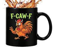 Mug Poulet Drôle | 325 ml Tasse En Céramique Pour Café Chaud - Mugs à Thé Drôles | Pour Bureau Salon Enseignants Étudiants Office Restaurant Hôtel Collectionneurs Anniversaire Réunion Noël Halloween