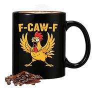 Mug Poulet Drôle,Contenant pour Boissons en Céramique de 330 ml | Tasses à Lait Halloween - Pour Collectionneurs Halloween Vin Bière Salle à Manger Bureau Restaurant Enseignants Étudiants
