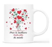 Mug - Pour La Meilleure Belle-fille Du Monde - Cadeau Belle Fille, Tasse Belle Fille, Mug Pour Ma Belle Fille, Tasse Meilleure Belle-fille, Mug Super Belle-fille