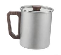 Mug pour titane 450ml Goût Isolante Chaleur Mug pour titane 450ml | Saveur originale préservée, matériau inerte, idéal maison extérieur, aucune métallique résiduelle