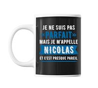 Mug prénom Nicolas homme parfait