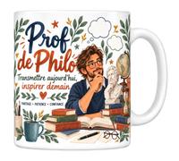 Mug Prof de Philo - Transmettre Aujourd'hui, Inspirer Demain - 330 ml