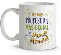 Mug professoral. Cadeaux originaux. Tasses petit-déjeuner originaux. Différents motifs. PROFESORA MONDIAL. Tasse en céramique 330 ml