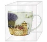 ENESCO Tasse céramique parfum de Provence - Hauteur 8.5 cm - Diamètre 9 cm