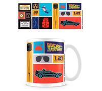 Pyramid Mug en céramique Retour Vers le Futur 11oz/315ml Collection Blanc