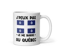 Mug Québec je peux pas je me barre au Québec tasse Québec humour voyage