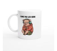 Mug Raleur Cochon Humour J'aime Pas Les Gens