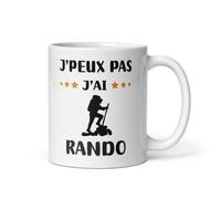 Mug randonnée je peux pas j'ai rando randonneur tasse randonnée humour