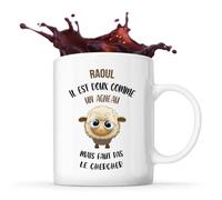 Mug Raoul Doux Comme Un Agneau Tasse Cadeau Anniversaire Noël