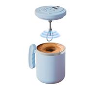 Mug rechargeable avec mélangeur automatique - 400 ml anti-fuite - Tasse à café, mélange automatique à piles | Portable le matin, les trajets à domicile, le travail, les voyages, la cuisine, le lieu de
