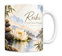 Mug Reiki - Les Cinq Principes Céramique 330 ml | Mug Reiki, céramique 330 ml