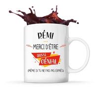 Mug Rémi Génial Sans Faire Exprès Tasse Cadeau Prénom Surnom Nom De Famille Anniversaire Noël