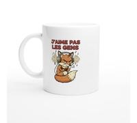 Mug Renard Grincheux J'aime Pas Les Gens