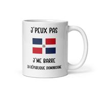 Mug République Dominicaine je peux pas je me barre en République Dominicaine voyage humour tasse République Dominicaine drôle vacances