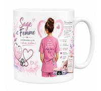 Mug Sage-Femme - Accompagner la Vie, c'est ma Vocation EveryMug
