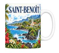 Mug Saint-Benoît Deux Cents Livres de Riz et Vingt-Quatre Poules | Mug Saint-Benoît, céramique 330 ml