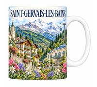 Mug Saint-Gervais-les-Bains - Au pied du Mont-Blanc - Céramique 330 ml