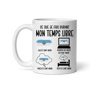 Mug Saint Marin ce que je fais durant temps libre humour Tasse voyage