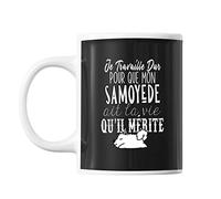 Mug Samoyède Je travaille dur