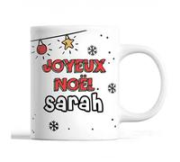 Mug - Sarah - Noël - Céramique - Imprimé - 325 Ml