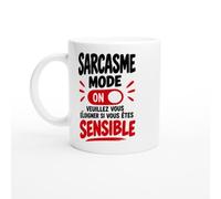 Mug Sarcastique Sarcasme Mode On Veuillez Vous Éloigner Si Vous Êtes | Tasse Humour Sarcasme - Idée Cadeau Originale