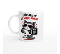Mug Sarcastique Spécialiste du Mode Avion en Toutes Circonstances | Mug Fun Sarcasme - Idée Cadeau Originale