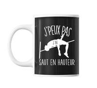 Mug Saut En Hauteur J'peux Pas Noir Tasse Cadeau Personnalisé