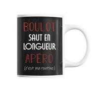 Mug Saut En Longueur C'est Ma Routine Tasse Humour
