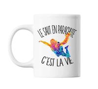 Mug Saut En Parachute C'est La Vie Tasse Cadeau Personnalisé