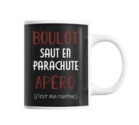 Mug Saut en Parachute C'est ma Routine | Tasse Humour