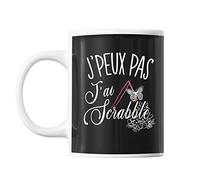 Mug Scrabble j'peux pas Noir
