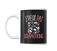 Mug Scrapbooking j'peux pas Noir