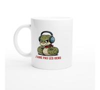 Mug Serpent Humour Anti Social Animal J'aime Pas Les Gens