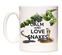 Mug Snake Keep Calm and Love Snakes. Le cadeau pour les gardiens de reptiles