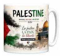Mug Souvenir Palestine Terre & Héritage Tasse Céramique Blanche 330 ml | Cadeau Anniversaire, Noël, Imprimé en France, EveryMug