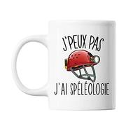 Mug Speleologie j'peux pas Blanc