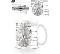 Mug Star Wars Millennium Falcon Sketch G